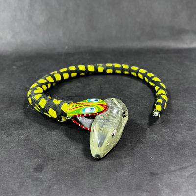 Vintage Wind-Up | Snake with Mouse | Japan