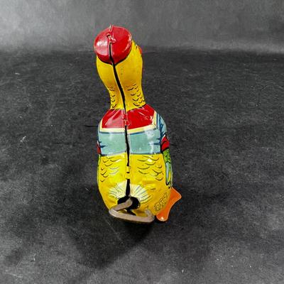 Vintage Tin Litho | Waddling Duck | J Chein