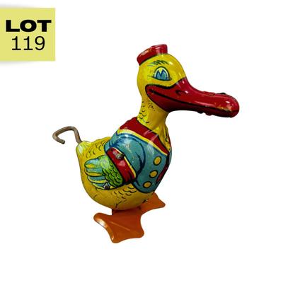 Vintage Tin Litho | Waddling Duck | J Chein