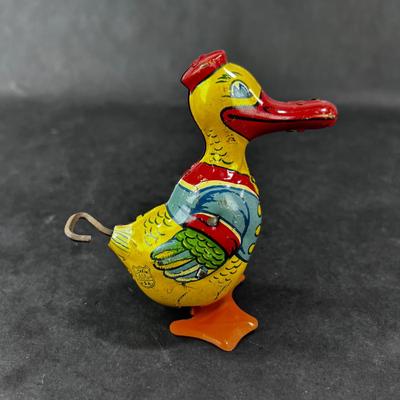 Vintage Tin Litho | Waddling Duck | J Chein