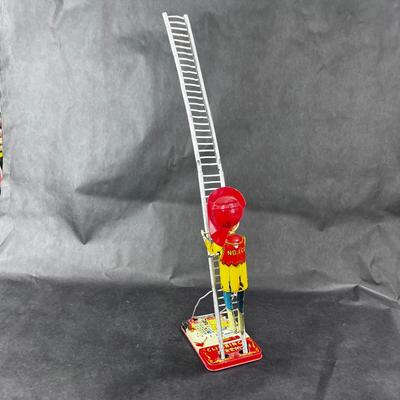 Vintage Wind-Up | The Climbing Fireman | Marx