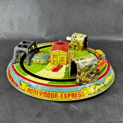 Vintage Tin Litho | Honeymoon Express | Marx
