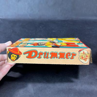 Vintage Wind-Up | Mechanical Jolly Drummer | Clown