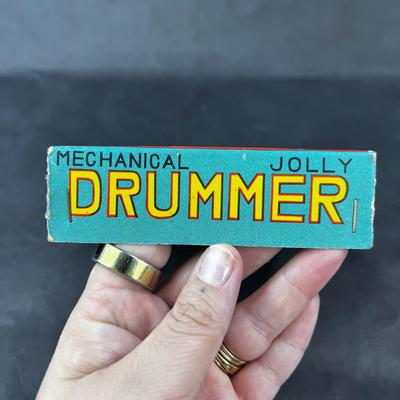 Vintage Wind-Up | Mechanical Jolly Drummer | Clown