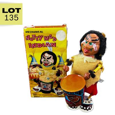 Vintage Wind-Up | Nutty Mad Indian | Marx