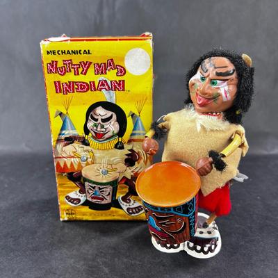 Vintage Wind-Up | Nutty Mad Indian | Marx