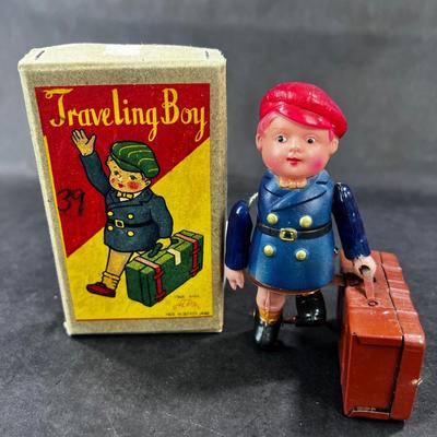 Celluloid Wind-Up | Traveling Boy | Alps