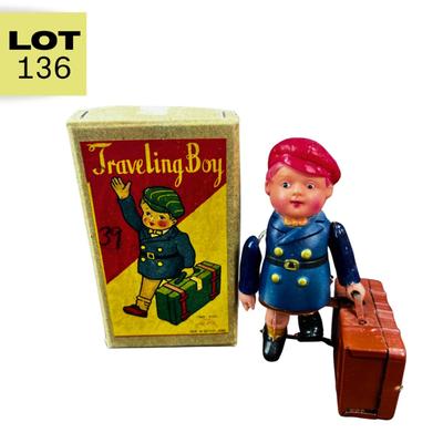 Celluloid Wind-Up | Traveling Boy | Alps