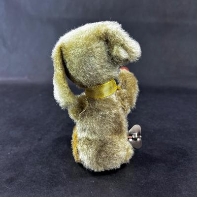 Vintage Wind-Up | Plush Drummer Dog | Nomura Toys
