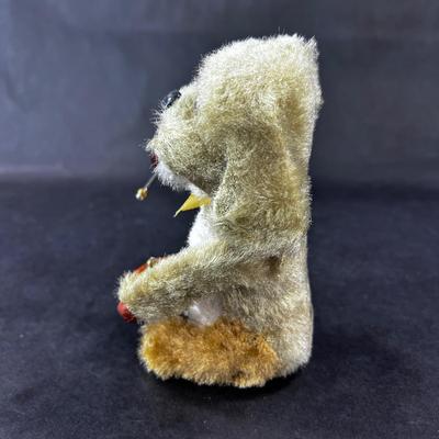 Vintage Wind-Up | Plush Drummer Dog | Nomura Toys
