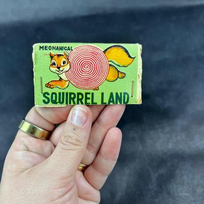 Vintage Wind-Up | Mechanical Squirrel Land | Complete