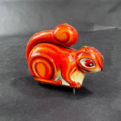 Vintage Wind-Up | Mechanical Squirrel Land | Complete