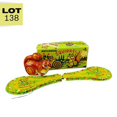 Vintage Wind-Up | Mechanical Squirrel Land | Complete