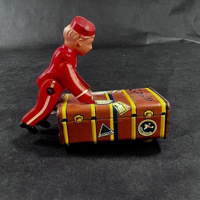 Vintage Wind-Up | Celluloid Bellhop | Japan