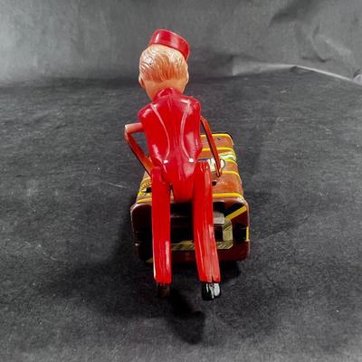 Vintage Wind-Up | Celluloid Bellhop | Japan