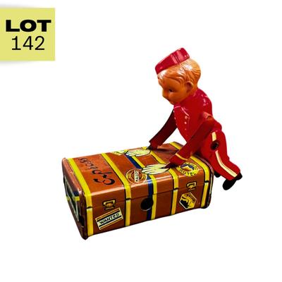 Vintage Wind-Up | Celluloid Bellhop | Japan