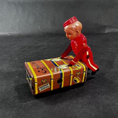 Vintage Wind-Up | Celluloid Bellhop | Japan