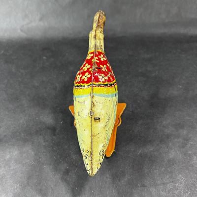 Vintage Wind-Up | Pecking Goose Duck | Unique Art