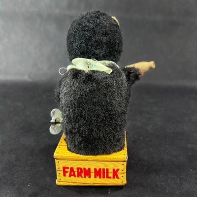 Vintage Wind-Up | Milk Drinking Bear | Nomura