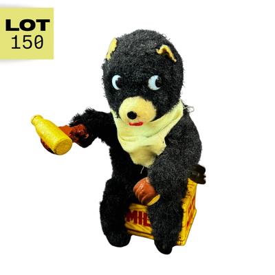 Vintage Wind-Up | Milk Drinking Bear | Nomura
