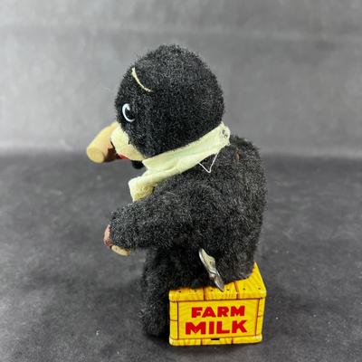 Vintage Wind-Up | Milk Drinking Bear | Nomura