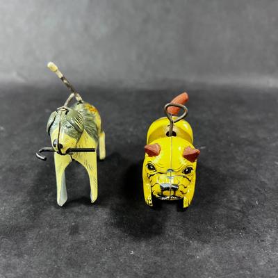Vintage Tin Litho | Wind-Up Dogs