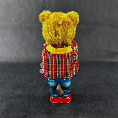 Vintage Tin Litho | Bear Eating Corn | Alps