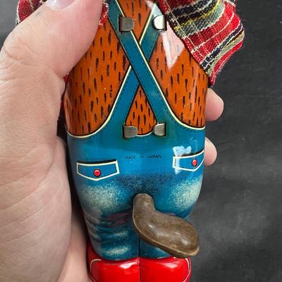 Vintage Tin Litho | Bear Eating Corn | Alps