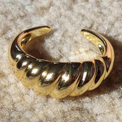 18kt Gold Overlay Sterling Silver Ring