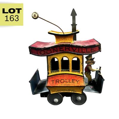 Antique Tin Wind-Up | Toonerville Trolley | Germany