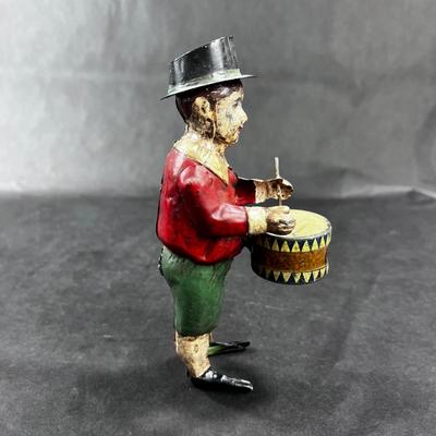 Antique Wind-Up | Colonial Drummer Boy | German
