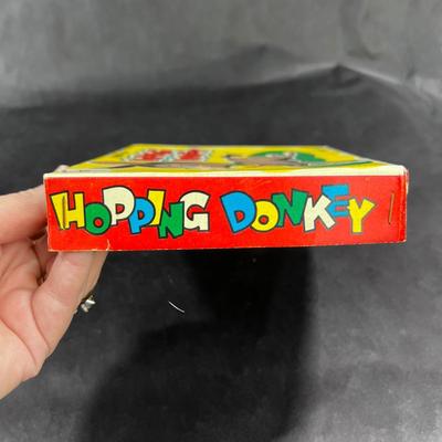 Vintage Wind-Up | Plush Hopping Donkey