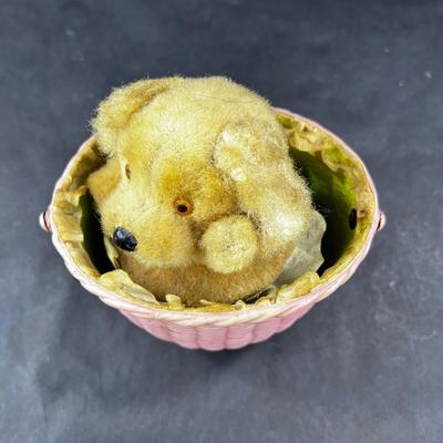 Vintage Wind-Up | Little Dog in the Basket | Alps