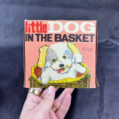 Vintage Wind-Up | Little Dog in the Basket | Alps