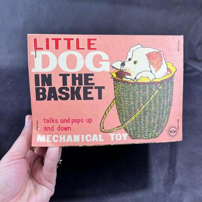 Vintage Wind-Up | Little Dog in the Basket | Alps