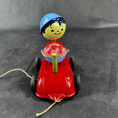 Vintage Pull Toy | Bobbin Bob Car | Lagco