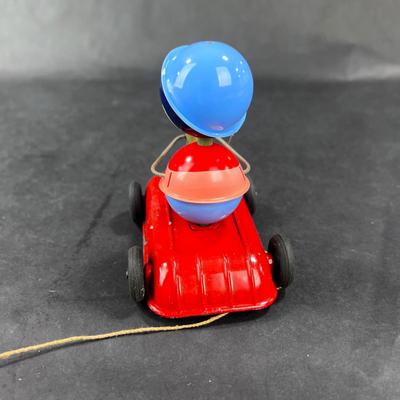 Vintage Pull Toy | Bobbin Bob Car | Lagco
