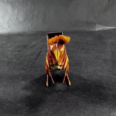 Vintage Tin Litho | Hopping Bunny with Basket | US Zone Germany