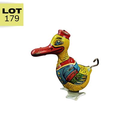 Vintage Wind-Up | Tin Waddling Duck | J Chein