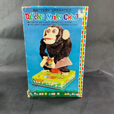 Vintage Battery Opp | Dancing Merry Chimp
