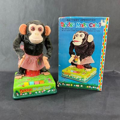 Vintage Battery Opp | Dancing Merry Chimp