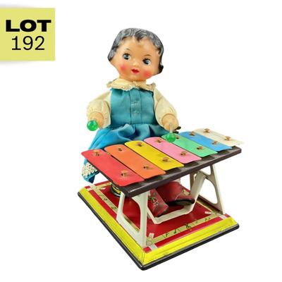 Vintage Wind-Up | Xylophone Girl