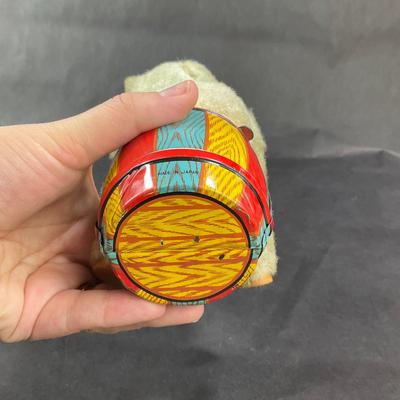 Vintage Wind-Up | Plush Rabbit with Xylophone