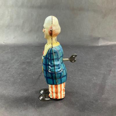 Vintage Wind Up | Long-Necked Clown | US Zone Germany