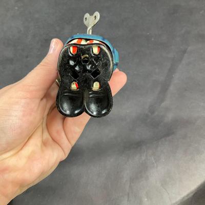 Vintage Wind Up | Long-Necked Clown | US Zone Germany