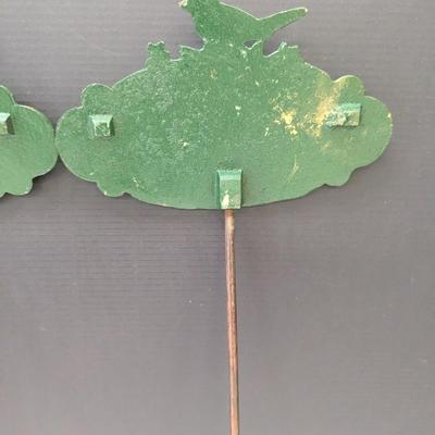 Garden Stake w/ Phrase "Live Love Laugh & Weed"