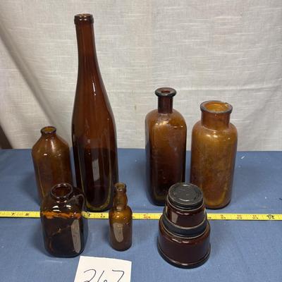 Amber Bottle Lot