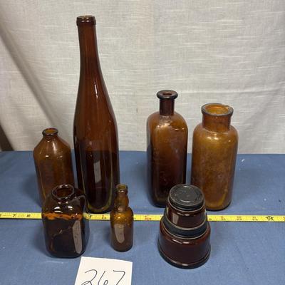 Amber Bottle Lot