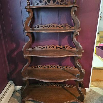 Antique 5 Shelf Etagere