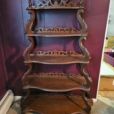 Antique 5 Shelf Etagere